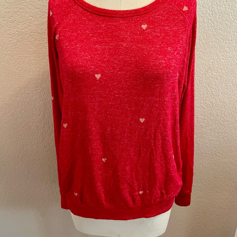 Buffalo David Bitton Red Knit Sweater Oversized Small